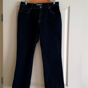 Chico's Platnum Vintage Like New Dark Blue Jeans 7998Q Size 12 Regular Chico's 2